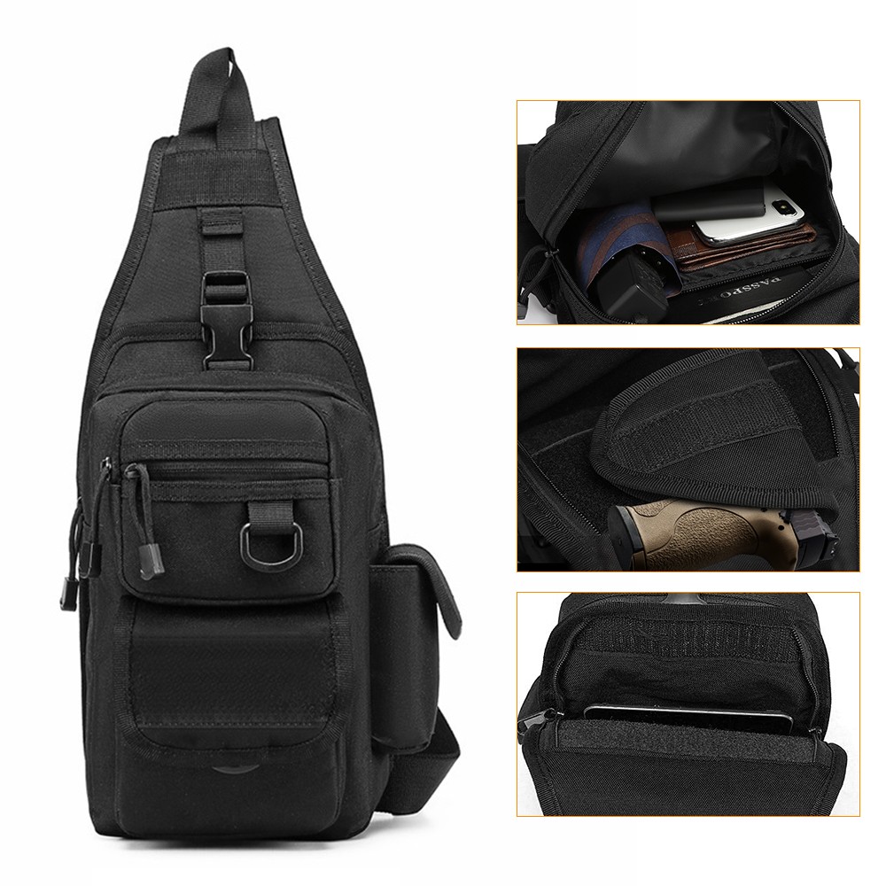 Torba taktyczna na pistolet uk – Edc Concealed Carry Sling Bag recenzja i cena